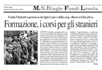 Latina Oggi, 6 novembre 2009